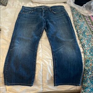 7 For All Mankind Women's Relaxed Blue Jeans